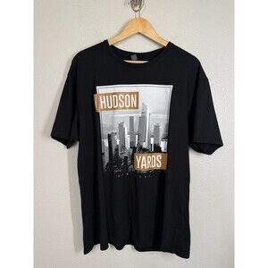 Hudson Yards T-shirt Black New York City NYC Gildan Softstyle 980 Tee Men's‎ XL